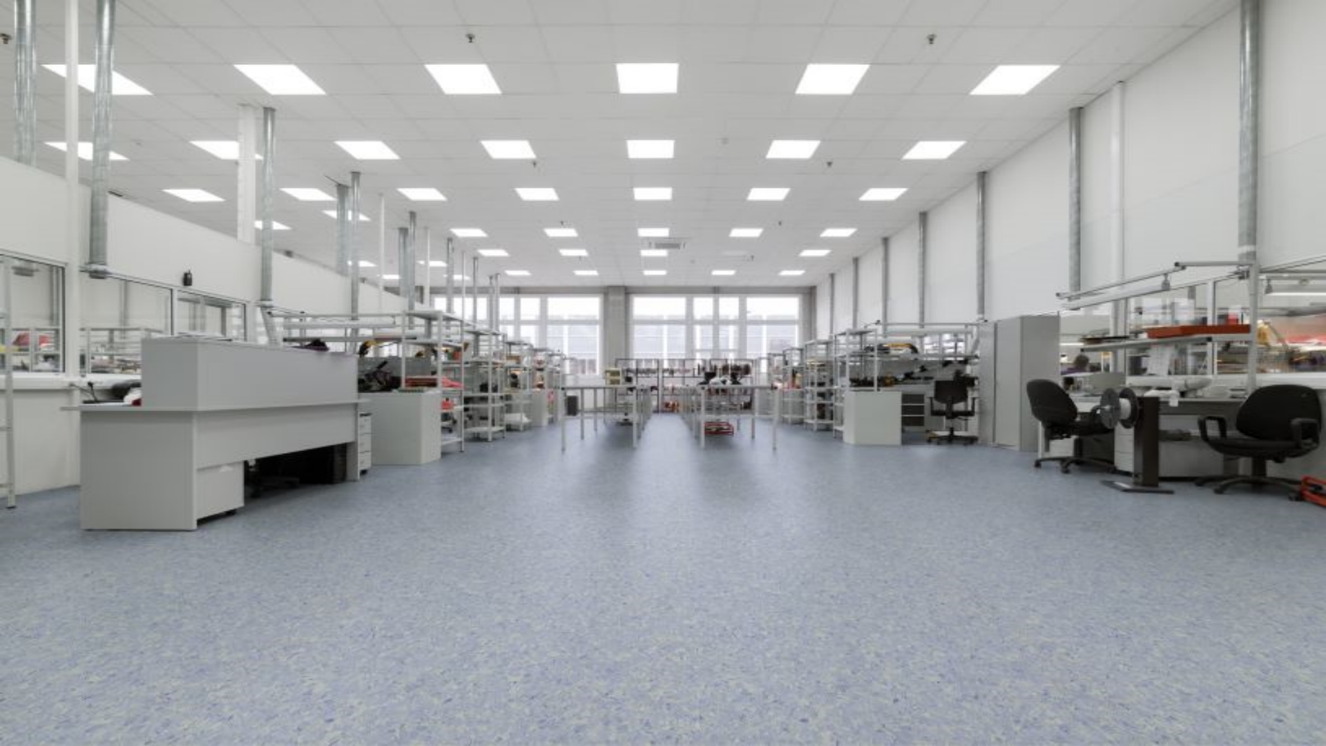 anti static floor for electronic factory